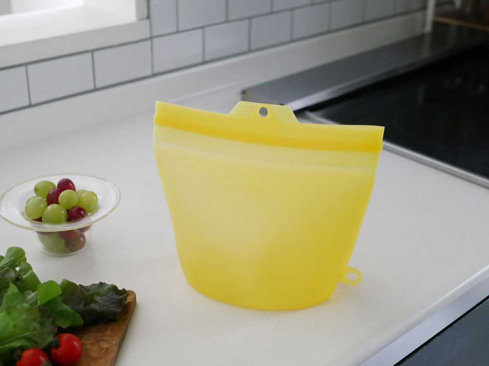 【コジット】大きくひらくシリコンクックバッグ