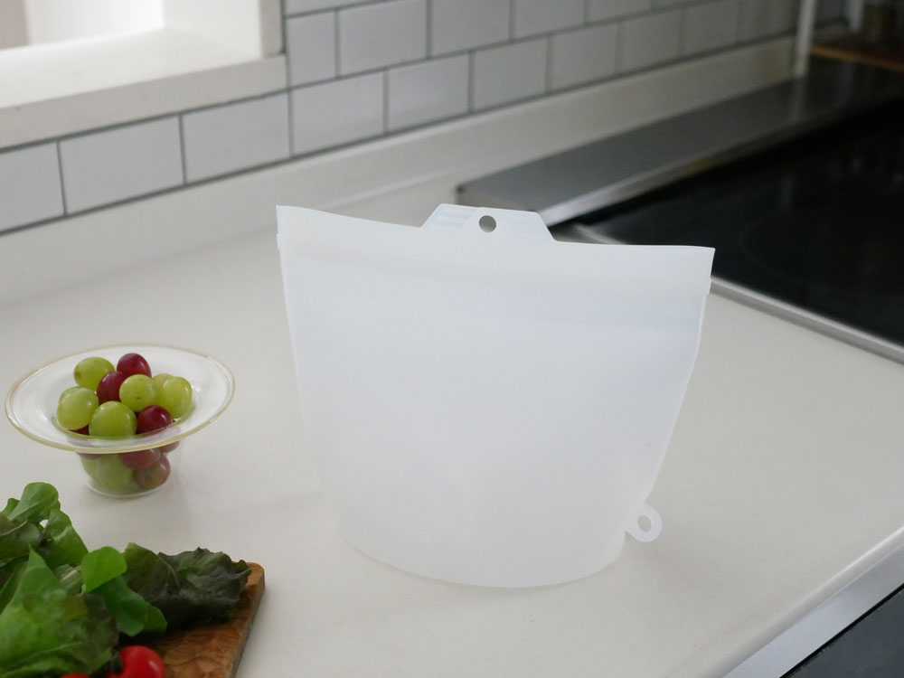 【コジット】大きくひらくシリコンクックバッグ