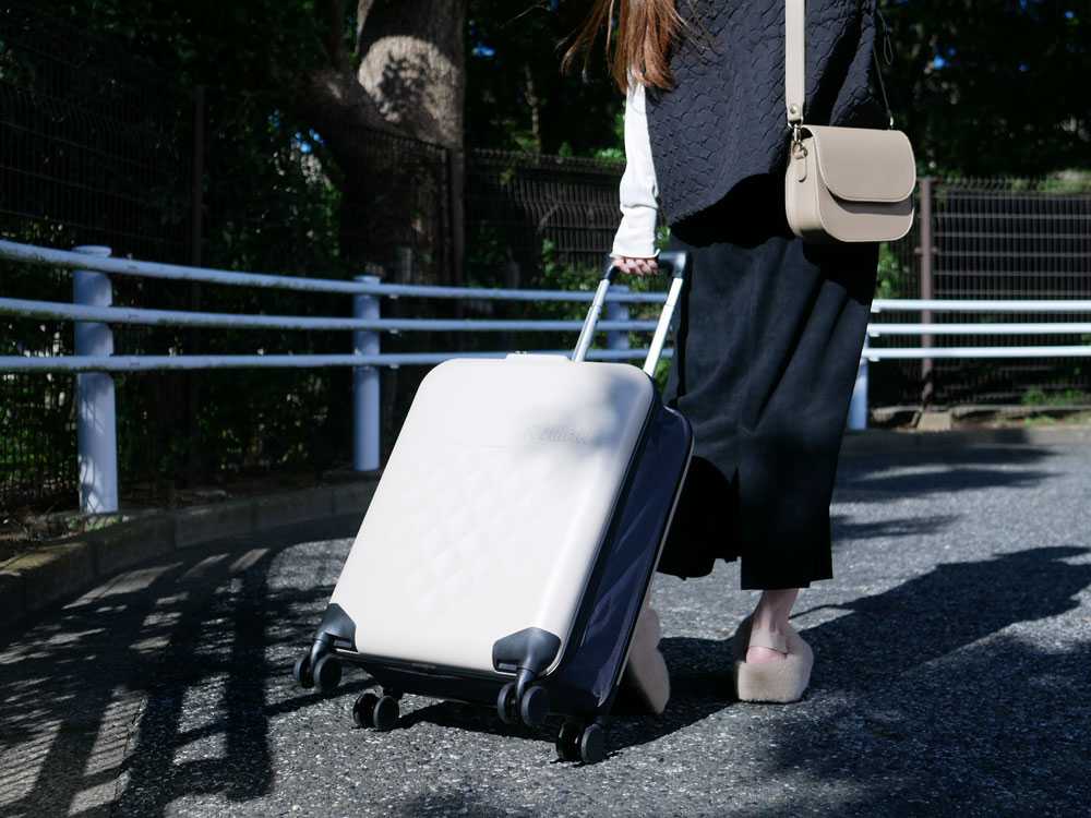 【Rollink/ローリンク】折りたためる軽量4輪スーツケース 《スリッパ付き - HinataLife特別セット》の仕様シーン10