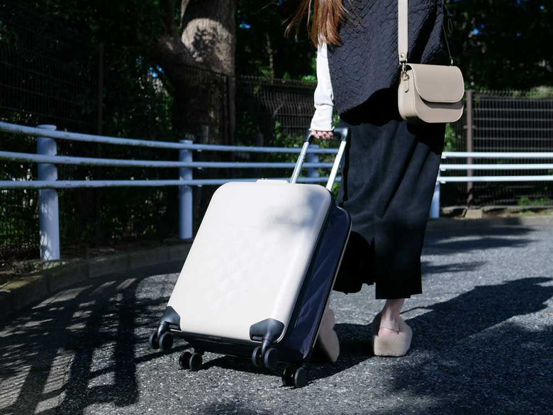 【Rollink/ローリンク】折りたためる軽量4輪スーツケース 《スリッパ付き - HinataLife特別セット》の仕様シーン10