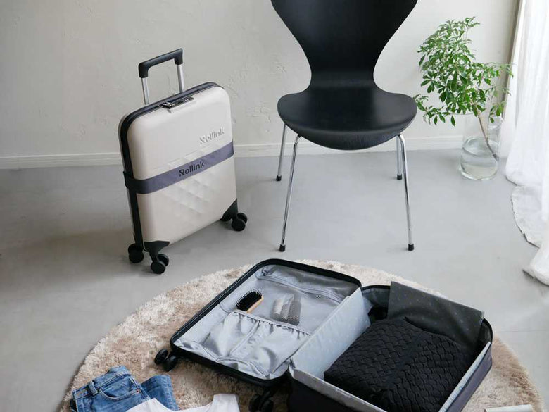 【Rollink/ローリンク】折りたためる軽量４輪スーツケース