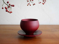 TSUBO ソーサー付き / ブラウン