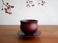 KAME ソーサー付き / ブラウン