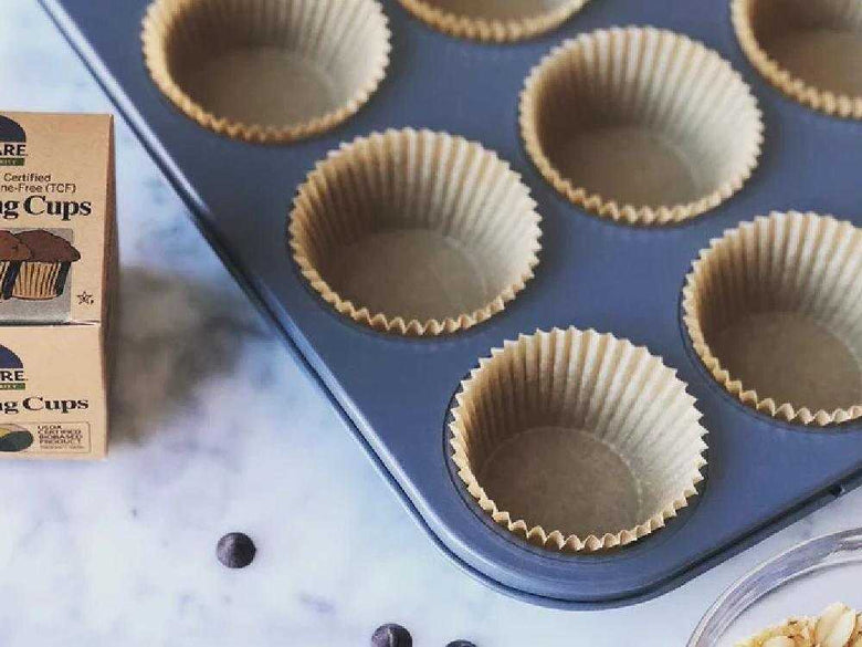 【if you care/イフユーケア】FSC＆コンポスト認証 ラージベイキングカップ（60枚入り)・ ミニベイキングカップ（90枚入り)