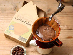 【if you care/イフユーケア】FSC＆コンポスト認証 無漂白コーヒーフィルター No.4サイズ（1～4杯用） 100枚入り