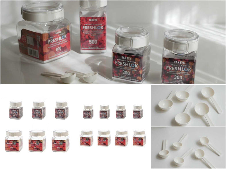 キッチンが整う引き出し収納容器 フレッシュロック 保存容器8個セット / 300ml×4、800ml×4の仕様シーン7