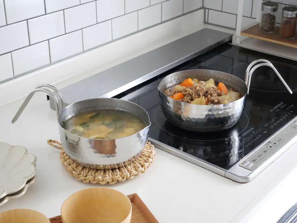 【彩式】持ちやすさにこだわった雪平鍋