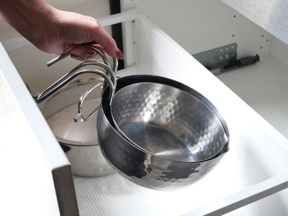 【彩式】持ちやすさにこだわった雪平鍋