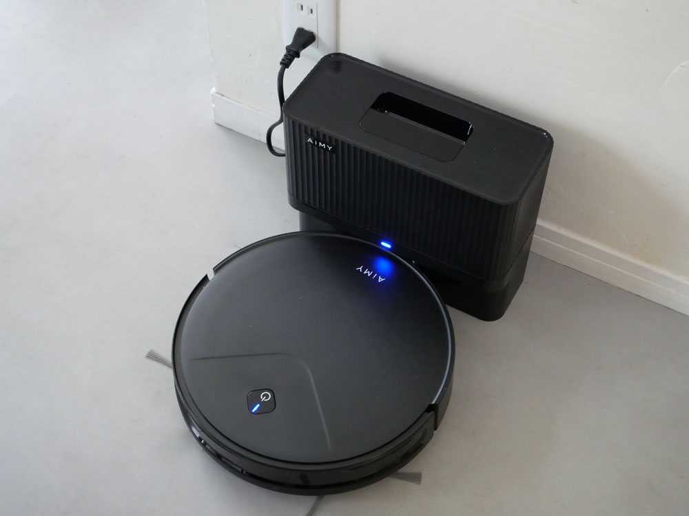 【新品未使用訳あり】 ロボットクリーナー 2in1掃除 アイクレボ カメラナビ AiMY/エイミー】 集塵機能付き高性能ロボットクリーナー｜【公式