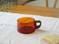 ガラス×ウォールナットのカップ noon collection / オートミール