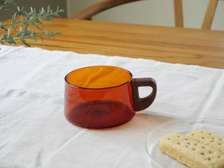 【adepeche/アデペシュ】ガラス×ウォールナットのカップ/カラフェnoon collection