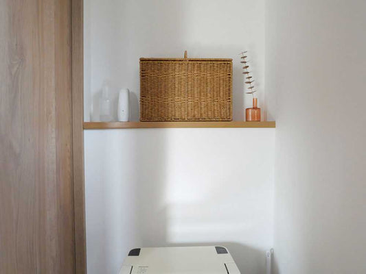 【Creer/クレエ】ユティルナイール　ハンドル付ペーパーボックス