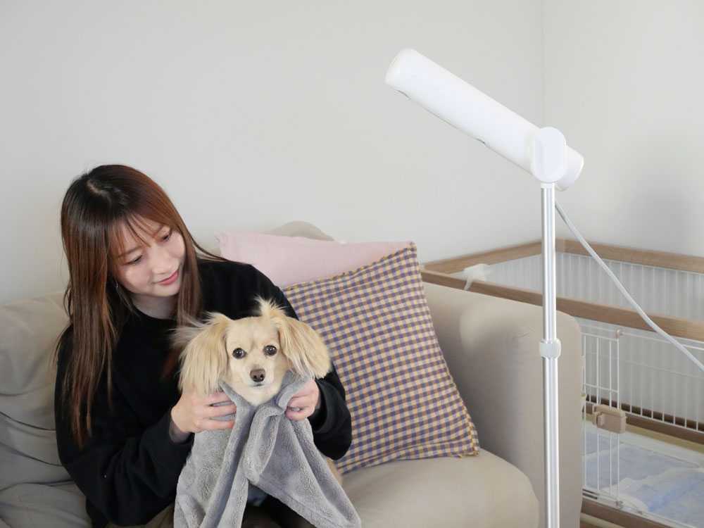 【QUADS】ハンズフリースタンドヘアドライヤー BISARA Light