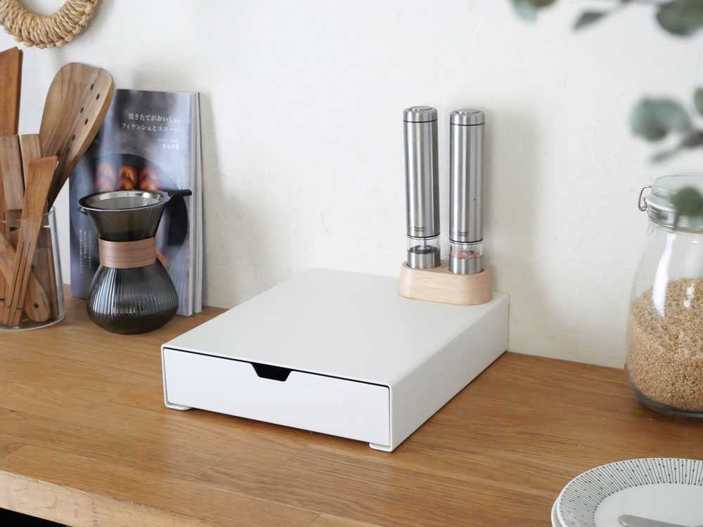 ≪単品≫スチール製キッチン家電下収納ラック