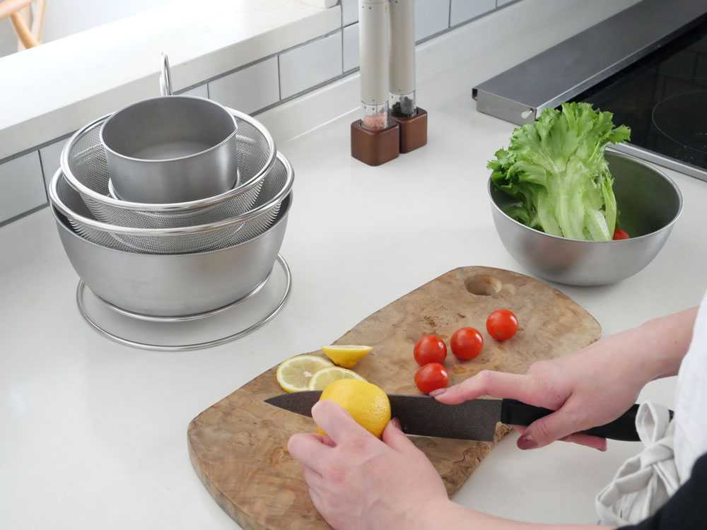 片手で取り出せるボウルラック