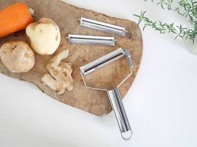 ≪単品・替え刃≫ワンタッチで替え刃交換！1本3役　ニュースピードピーラー