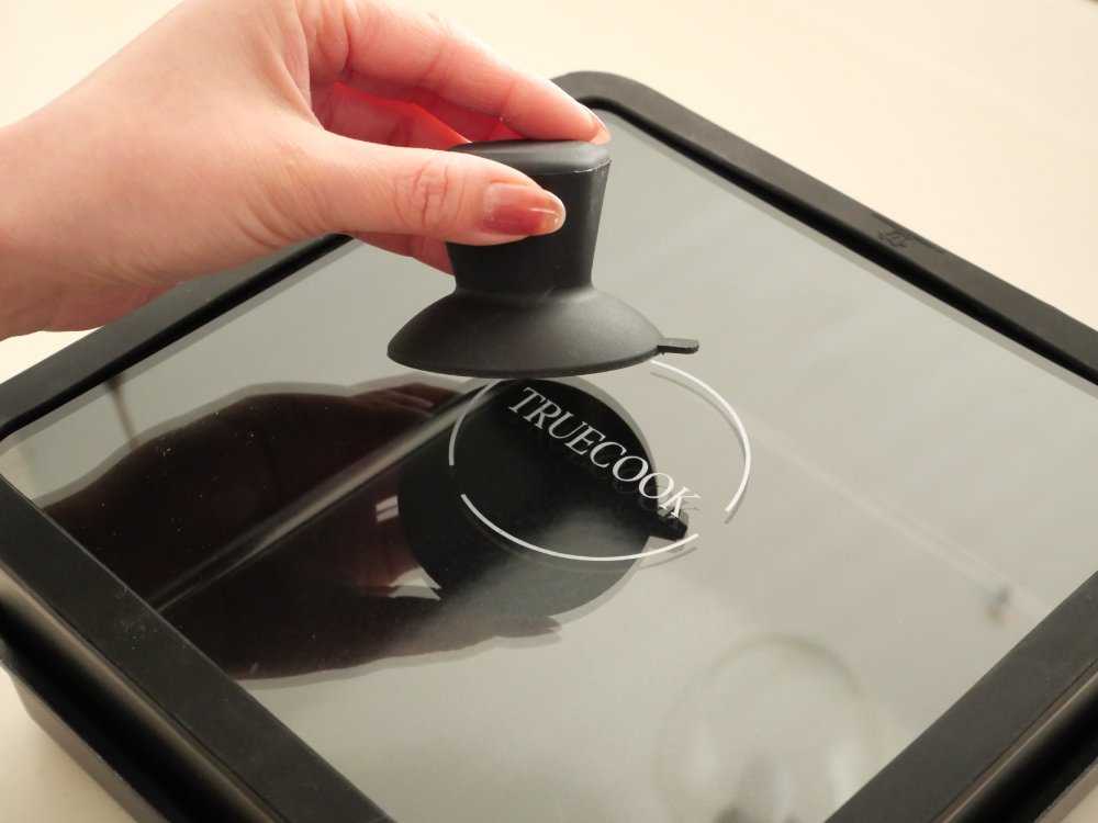 【TRUECOOK/トゥルークック】コンパクトに収納できる四角いフライパンセット