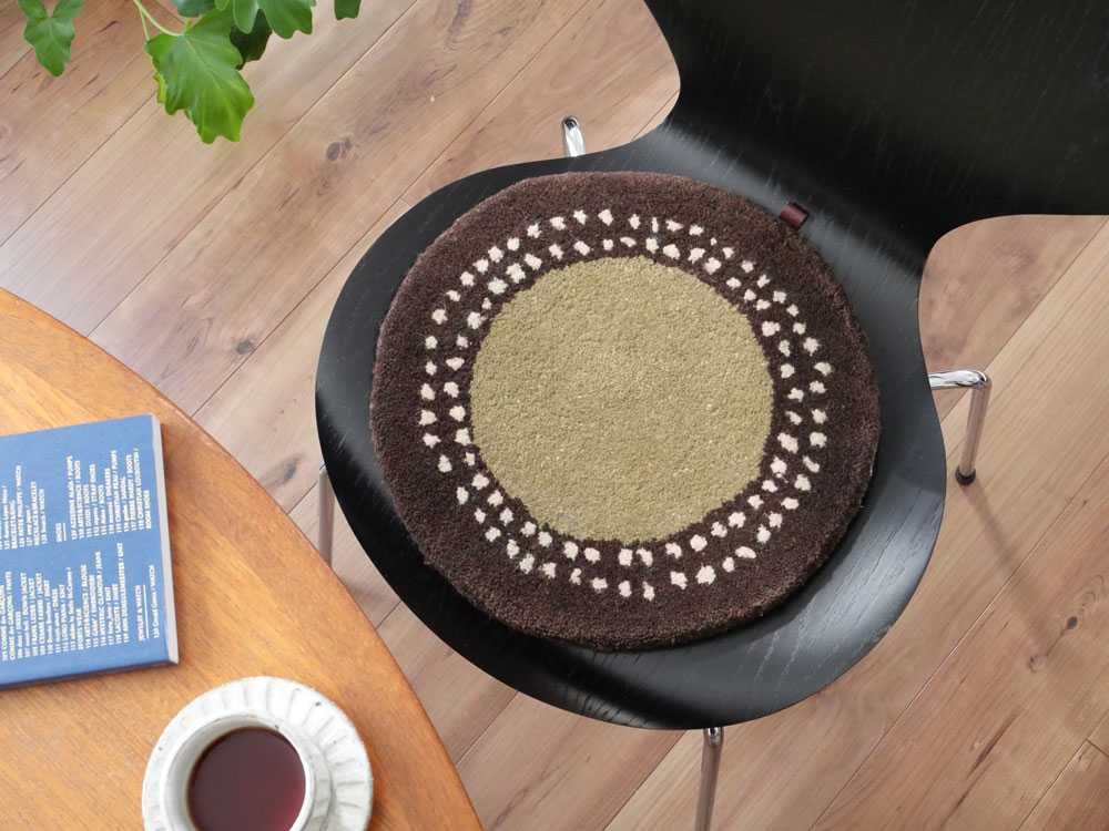 【adepeche/アデペシュ】ウールチェアパット