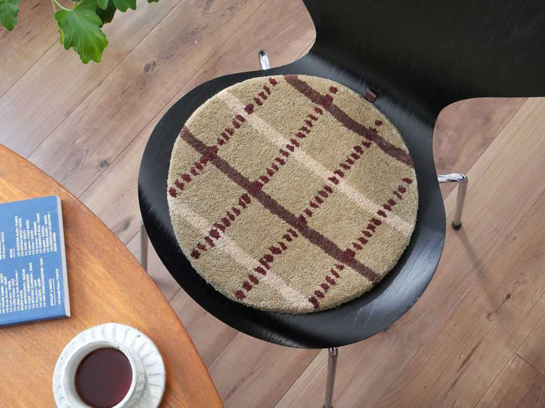 【adepeche/アデペシュ】ウールチェアパット