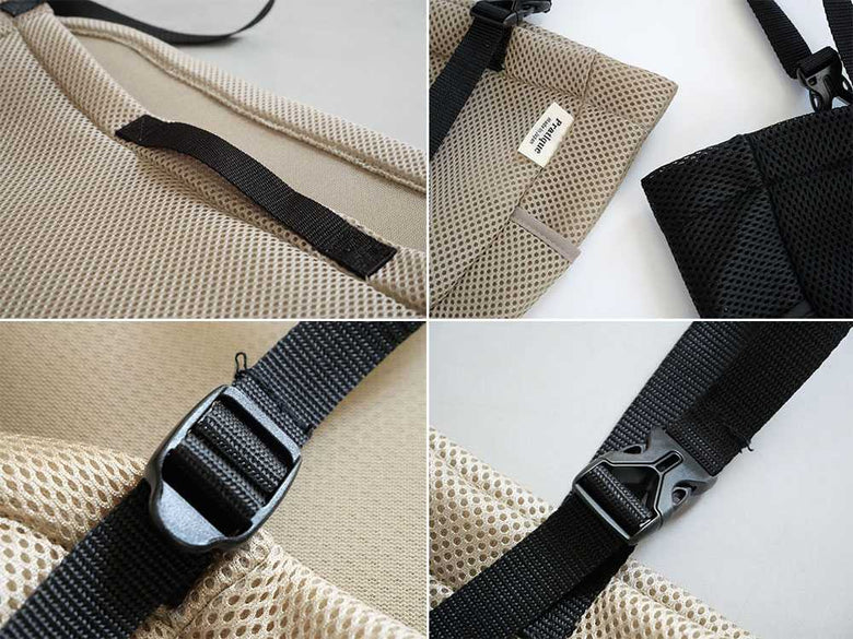 浮かせて便利な車の収納メッシュポーチ・ホルダー