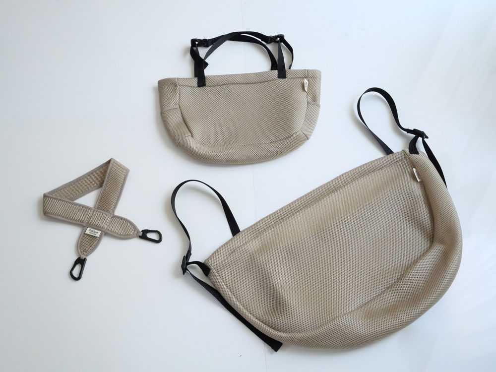 浮かせて便利な車の収納メッシュポーチ・ホルダー