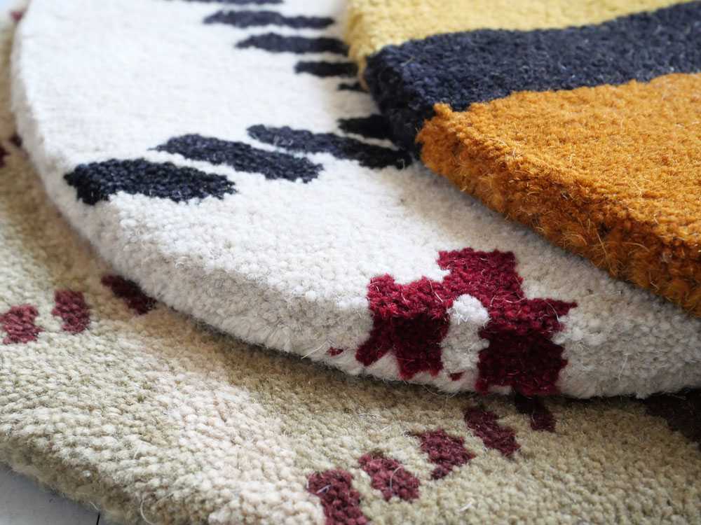 【adepeche/アデペシュ】ウールチェアパット