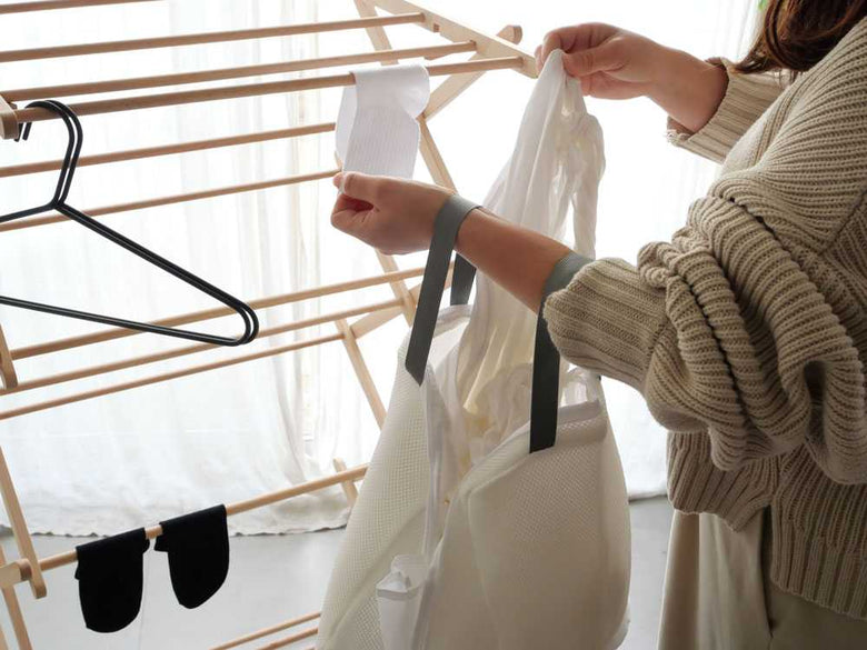 【carewill/ケアウィル】自立する、丸ごと洗えるランドリーバッグ