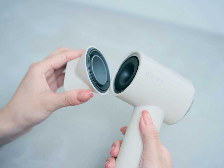 【QUADS】大風量コンパクトイオンドライヤー　BISARAmini