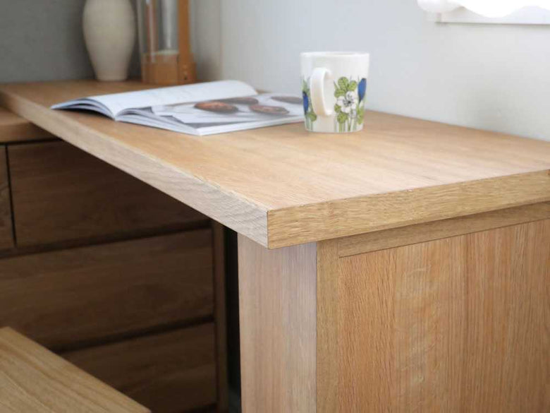 【HT/エイチティー】天然木のチェスト/専用デスク