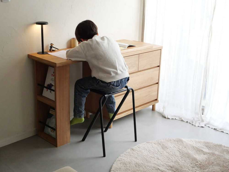 【HT/エイチティー】天然木のチェスト/専用デスク