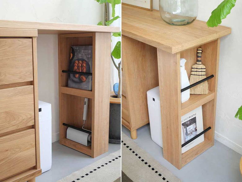 【HT/エイチティー】天然木のチェスト/専用デスク