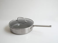 深型フライパンガラス蓋付き 24cm