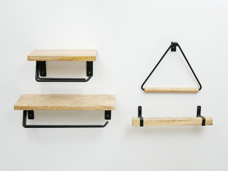 ポッシュリビングのアイアンと木製ルームバー