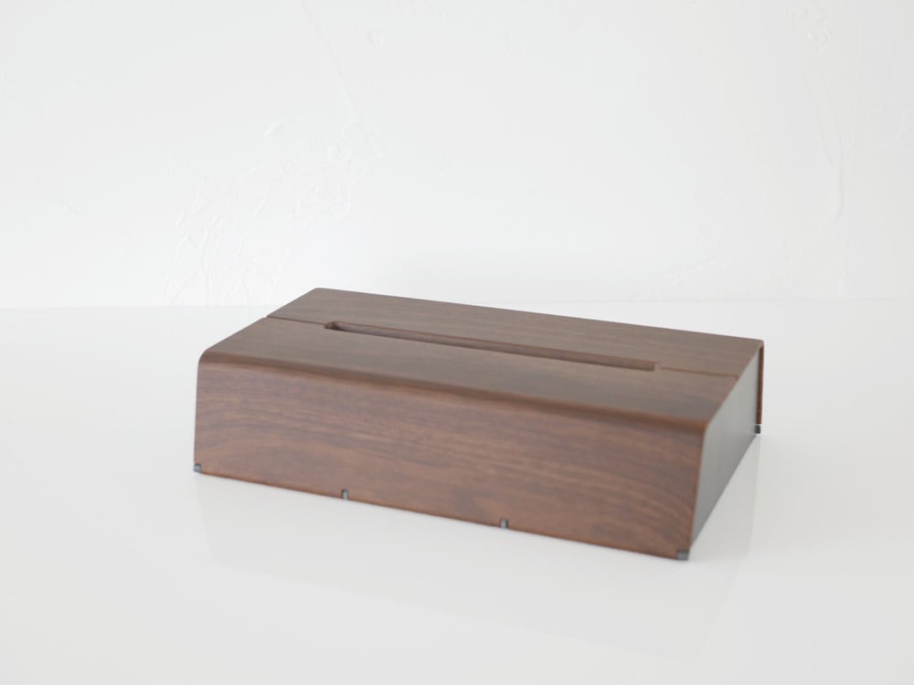 木製の壁掛けティッシュケース