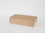 壁掛けの木製ティッシュケース