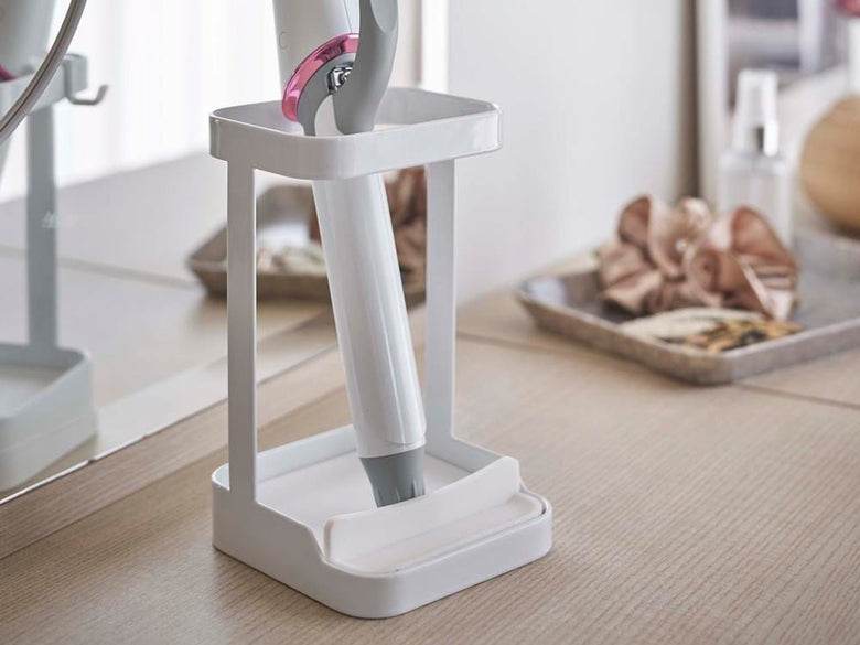 YAMAZAKIタワー耐熱トレー付きヘアアイロンスタンド