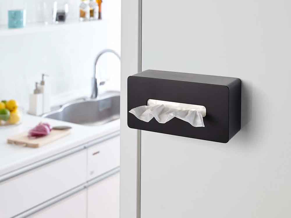 YAMAZAKIタワーのマグネットティッシュケース