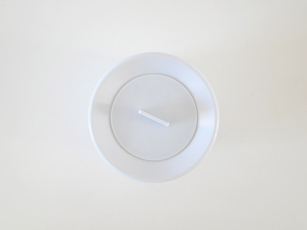 黒色ミニ蓋付き丸型ダストボックス