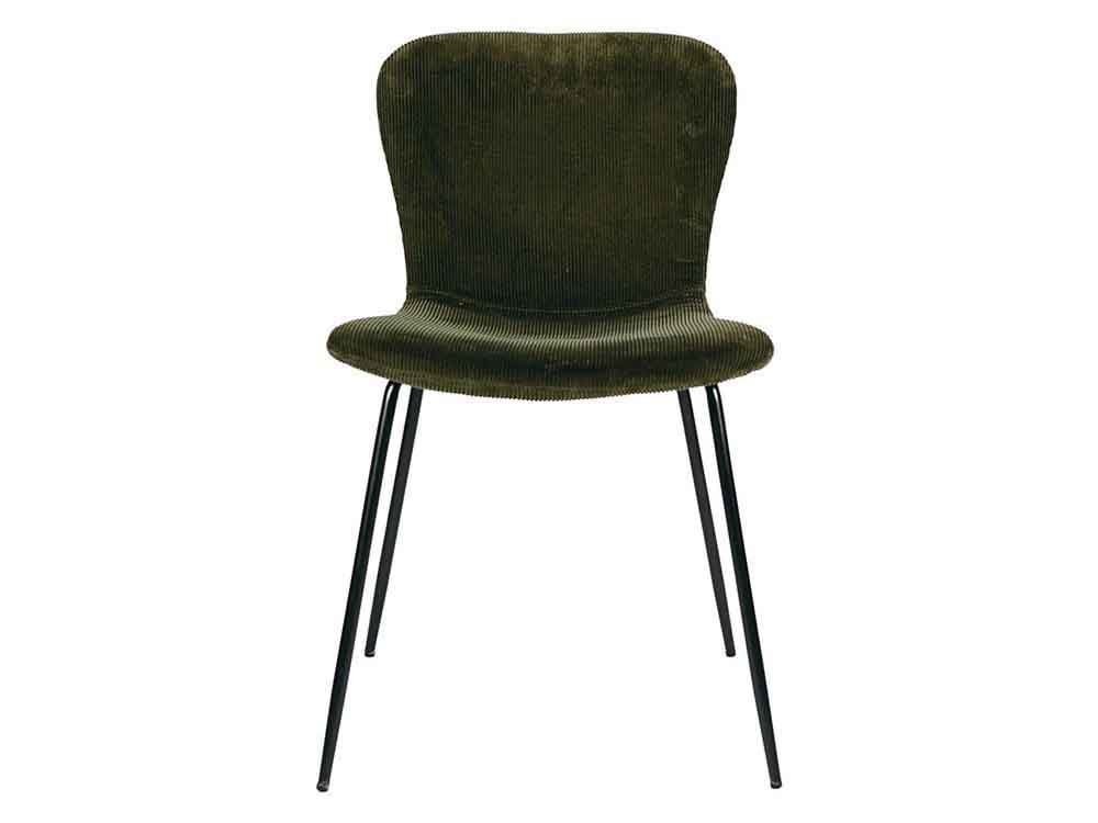 アデペシュの黒色ジップデザインチェア