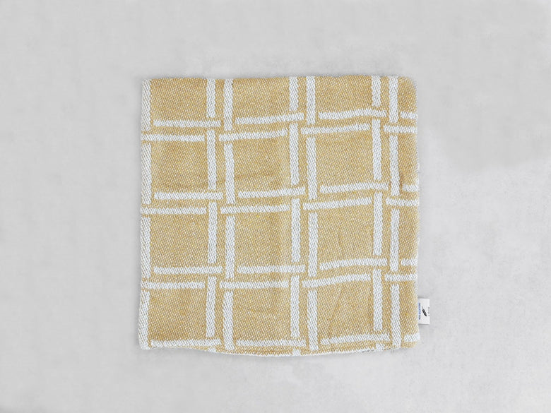 ポッシュリビング MUKT コットン製クッションカバー