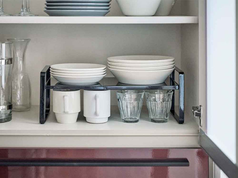 キッチン用YAMAZAKIタワー2段伸縮収納ラック