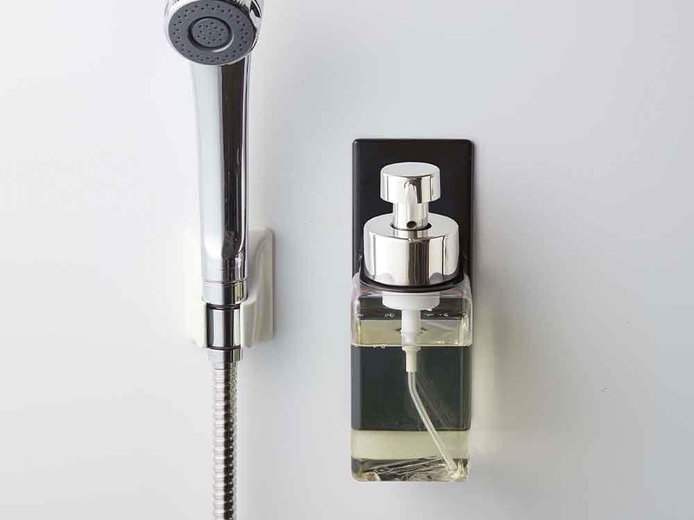 タワー型スチール製マグネットソープディスペンサーホルダー