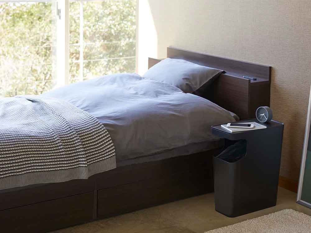 YAMAZAKIタワー ダストボックス付きサイドテーブル