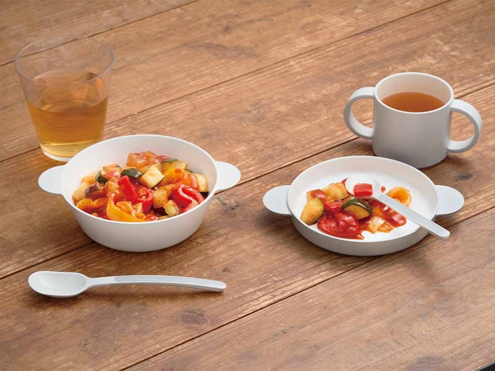 タックのイエローキッズスープボウルセット