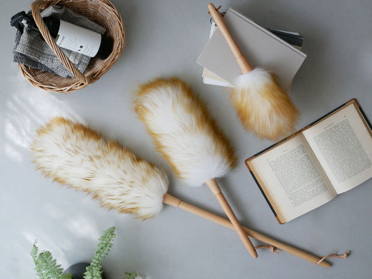 FUJIEI製ウールダスター、天然素材使用