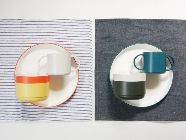 tak. キッズディッシュ マグ、陶器製の子供用カップ