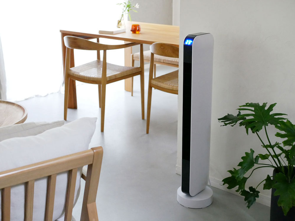 THREEUPスリムタワーファンの製品写真