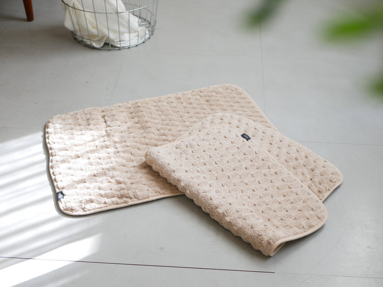 【CB JAPAN/シービージャパン】カラリポコ バスマット 2枚組