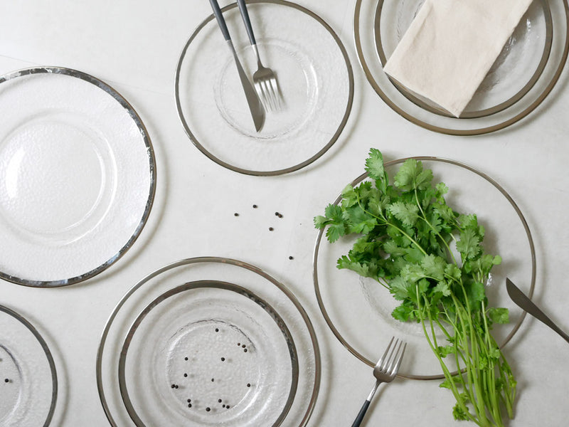 ダルトン製ガラステーブルオーボプレート