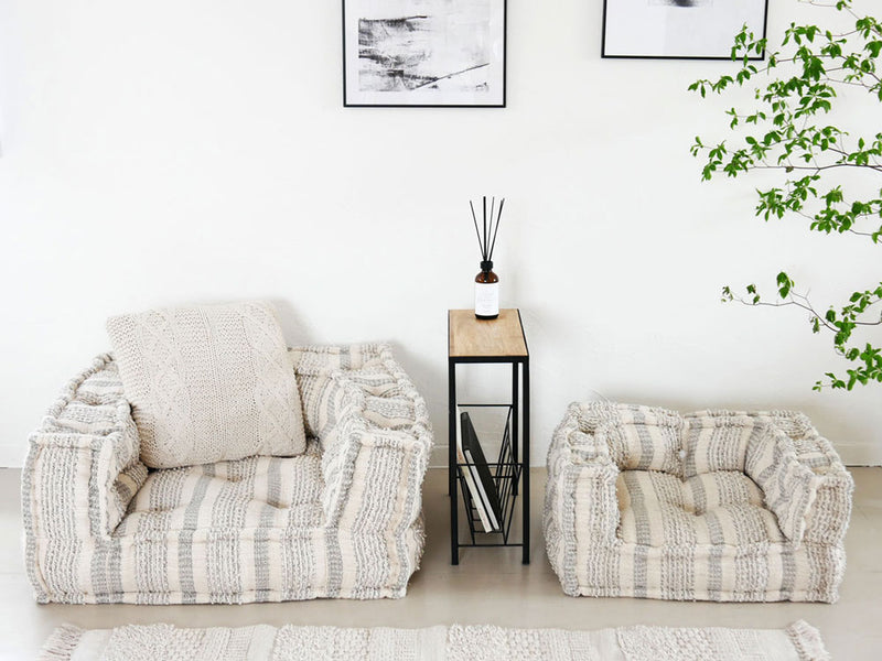 アデペシュ製ブロックマルチソファユーアーム